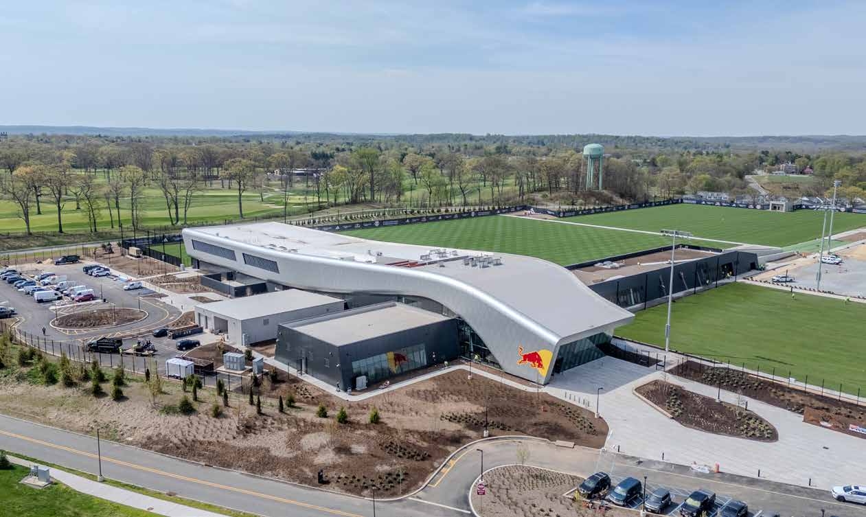 Aerial view of Performance Center